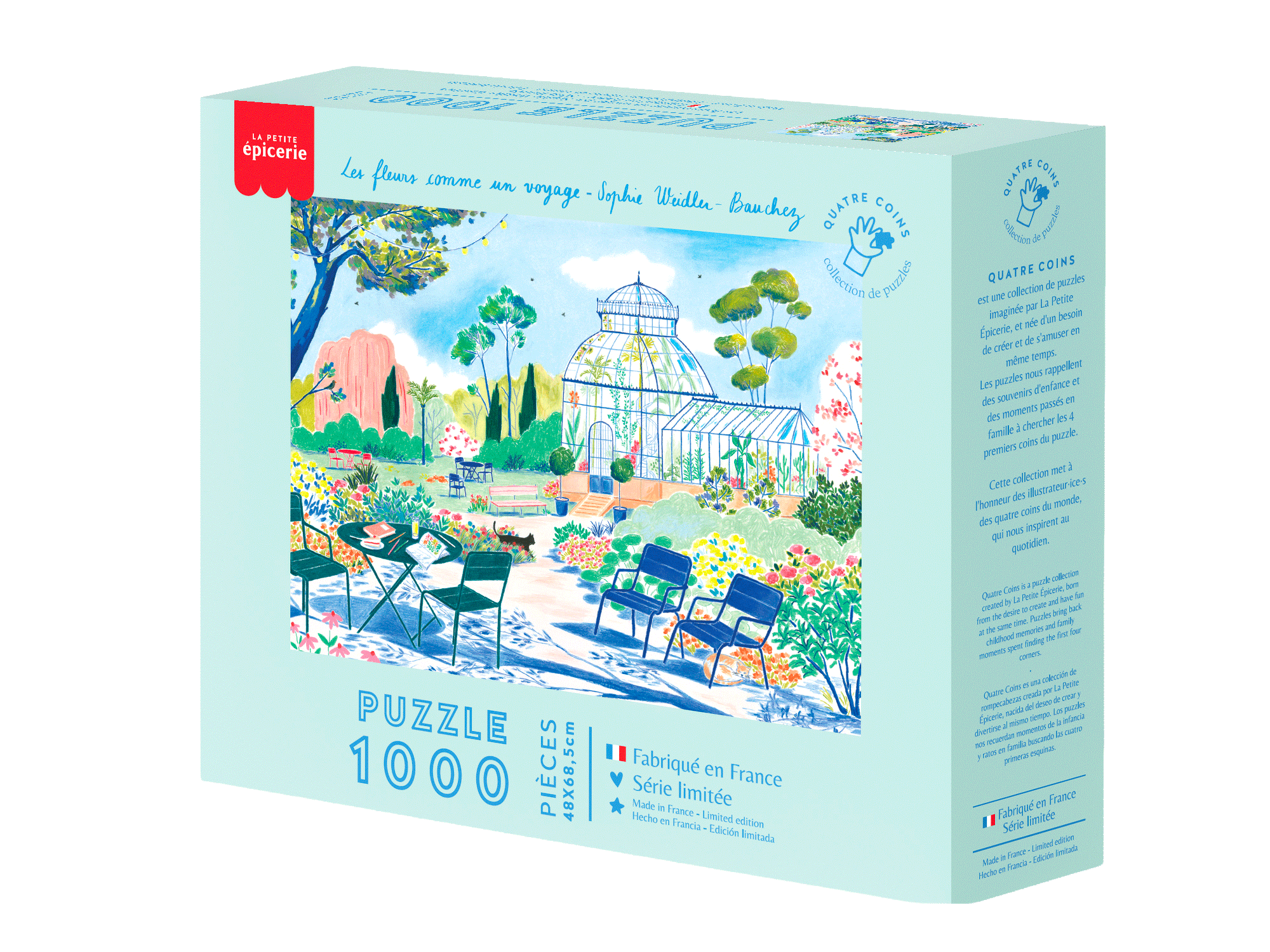 Puzzle Les fleurs comme un voyage