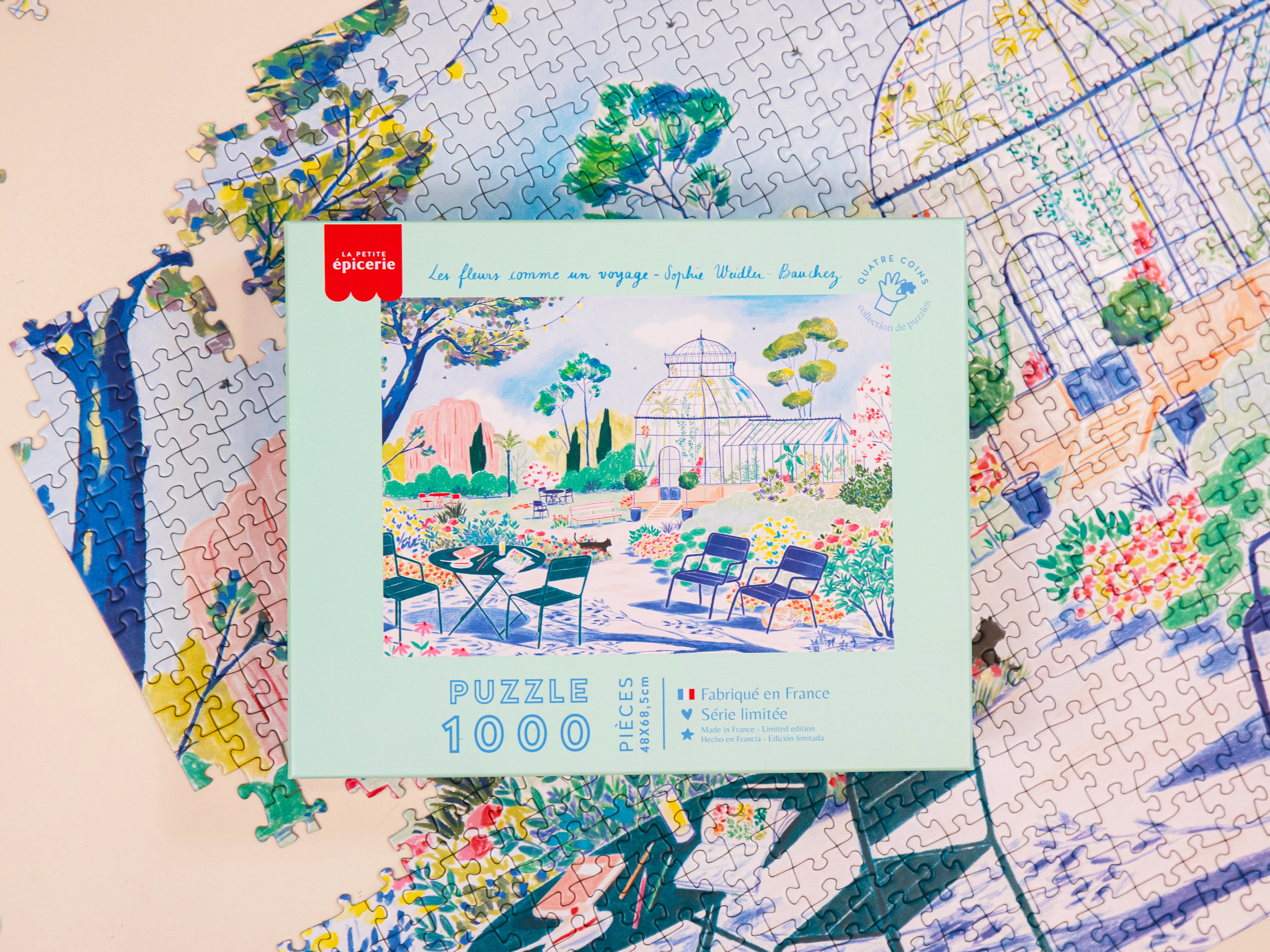 Puzzle Les fleurs comme un voyage